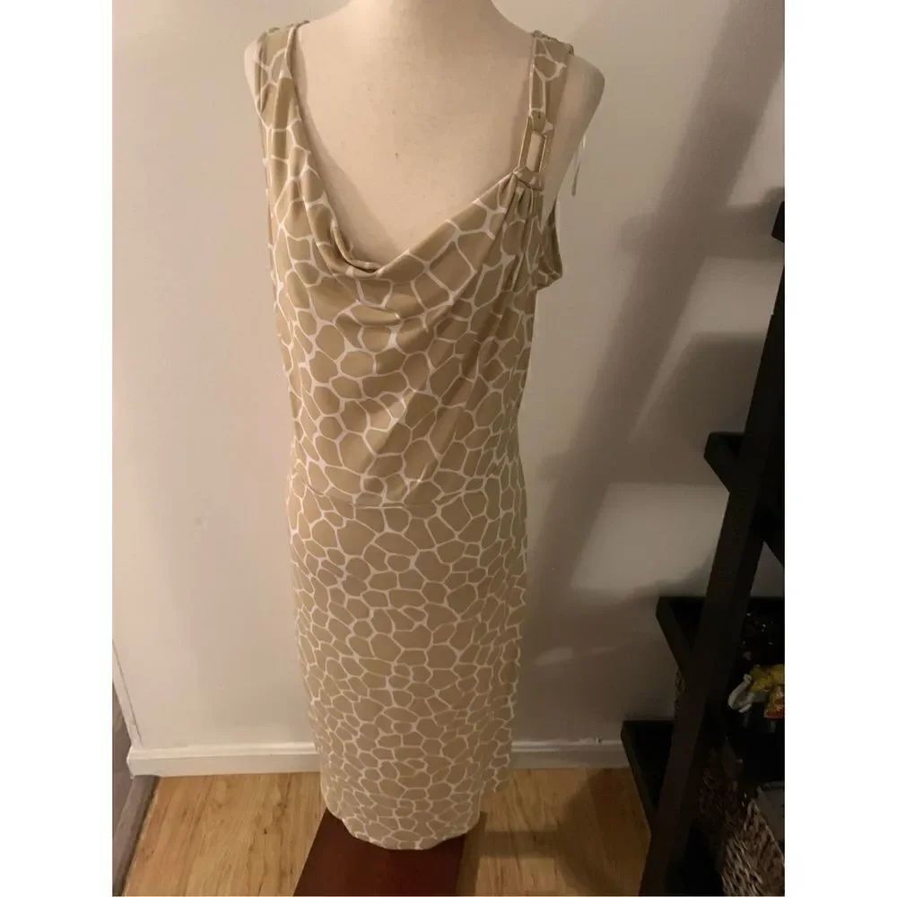 Michael Kors tan dress size large
